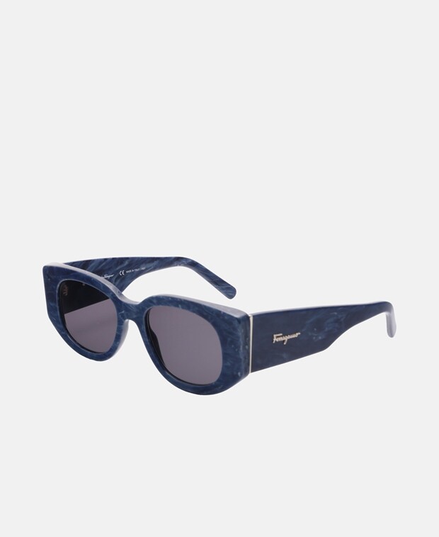 

Солнцезащитные очки Salvatore Ferragamo, синий