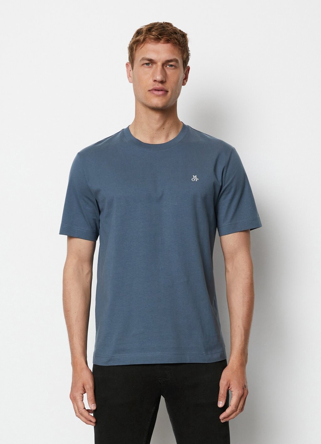 

Базовая футболка SHORT SLEEVE LOGO Marc O'Polo, темно-синий