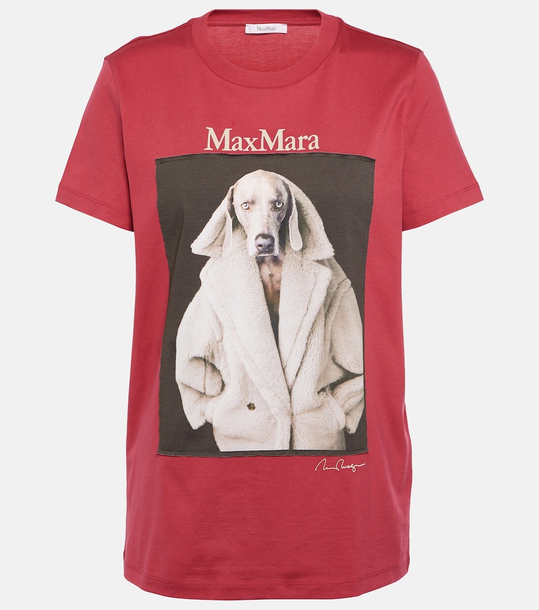 

Футболка Valido из хлопкового джерси MAX MARA, розовый