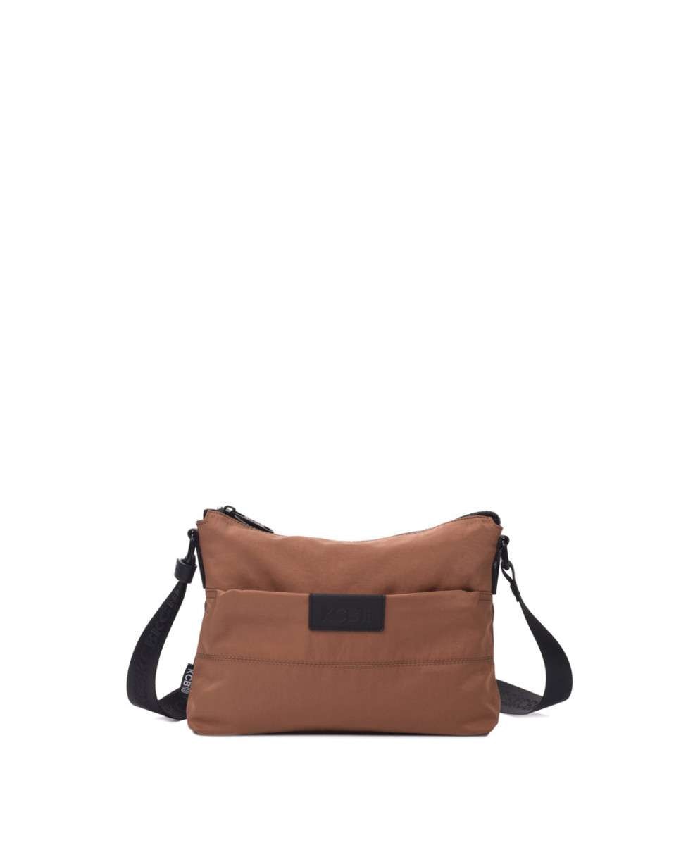 Женская коричневая сумка через плечо на молнии Kcb, светло-коричневый