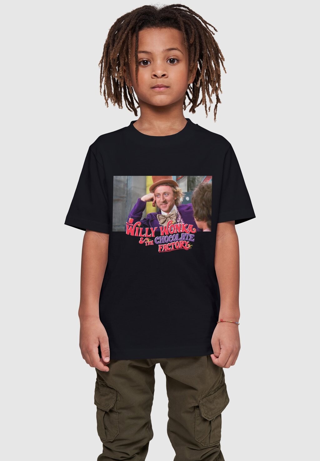 

Футболка с принтом WILLY WONKA AND THE CHOCOLATE FACTORY ABSOLUTE CULT, цвет black