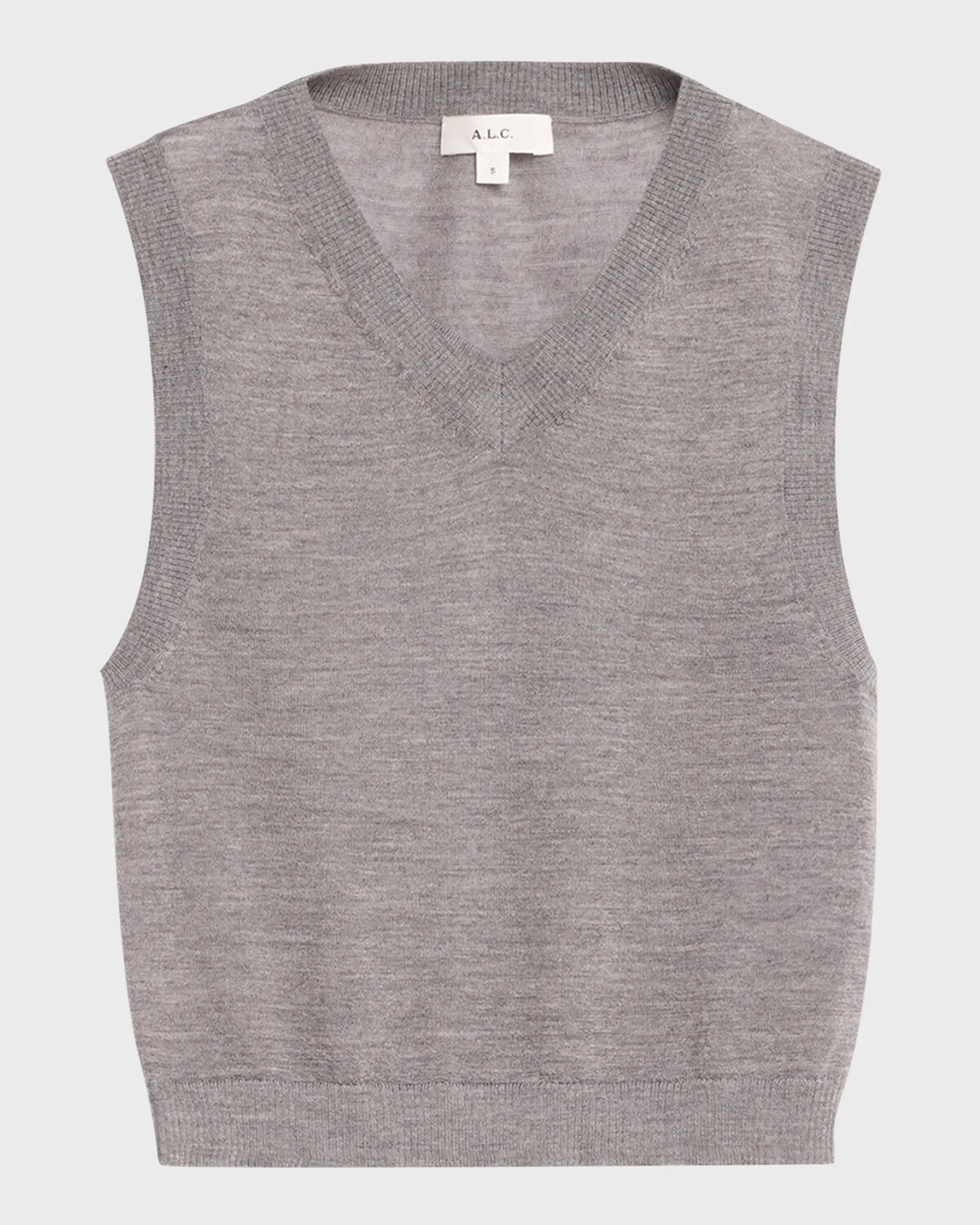 

Жилет Brody Fine Merino A.L.C., цвет Medium Hea