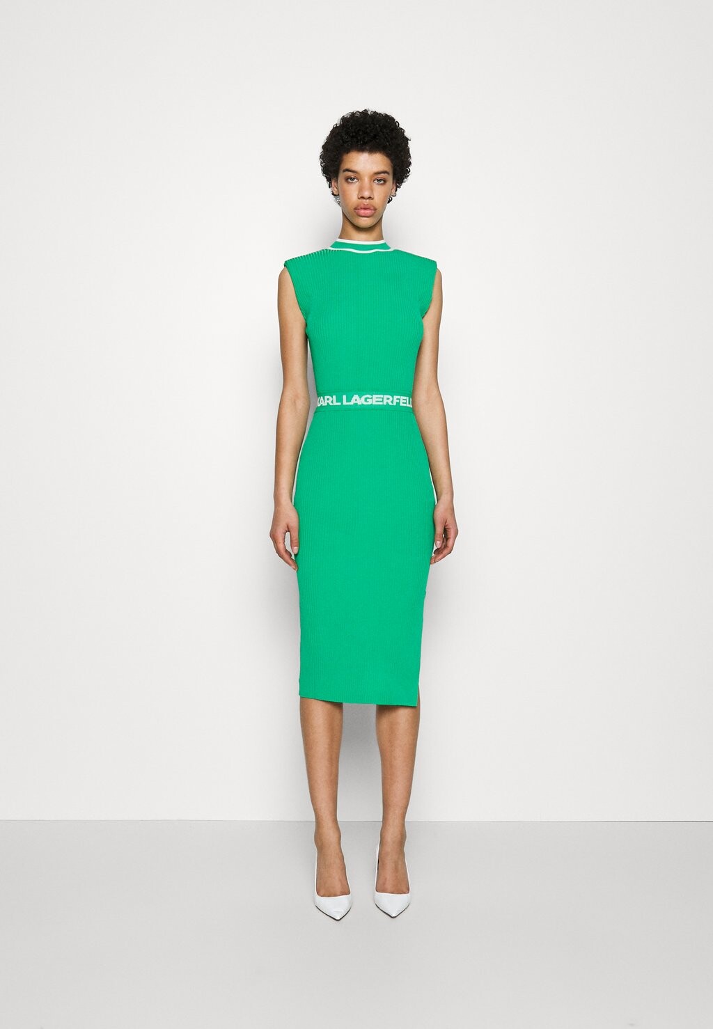 

Платье Point KARL LAGERFELD ПЛАТЬЕ С ВЫСОКИМ ВЫРЕЗОМ, цвет bright green