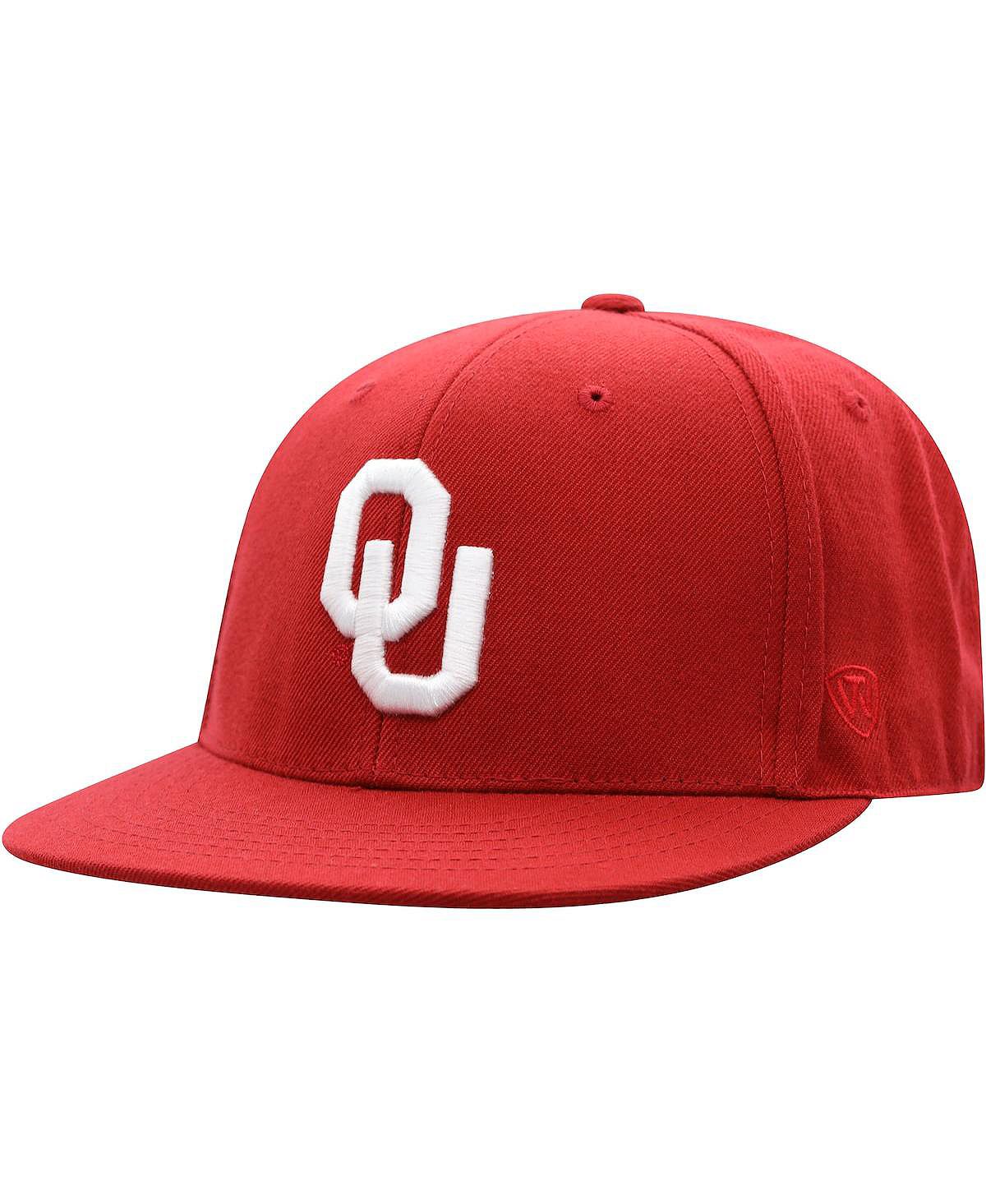 Мужская малиновая приталенная шляпа Oklahoma Early Team Color Top of the World