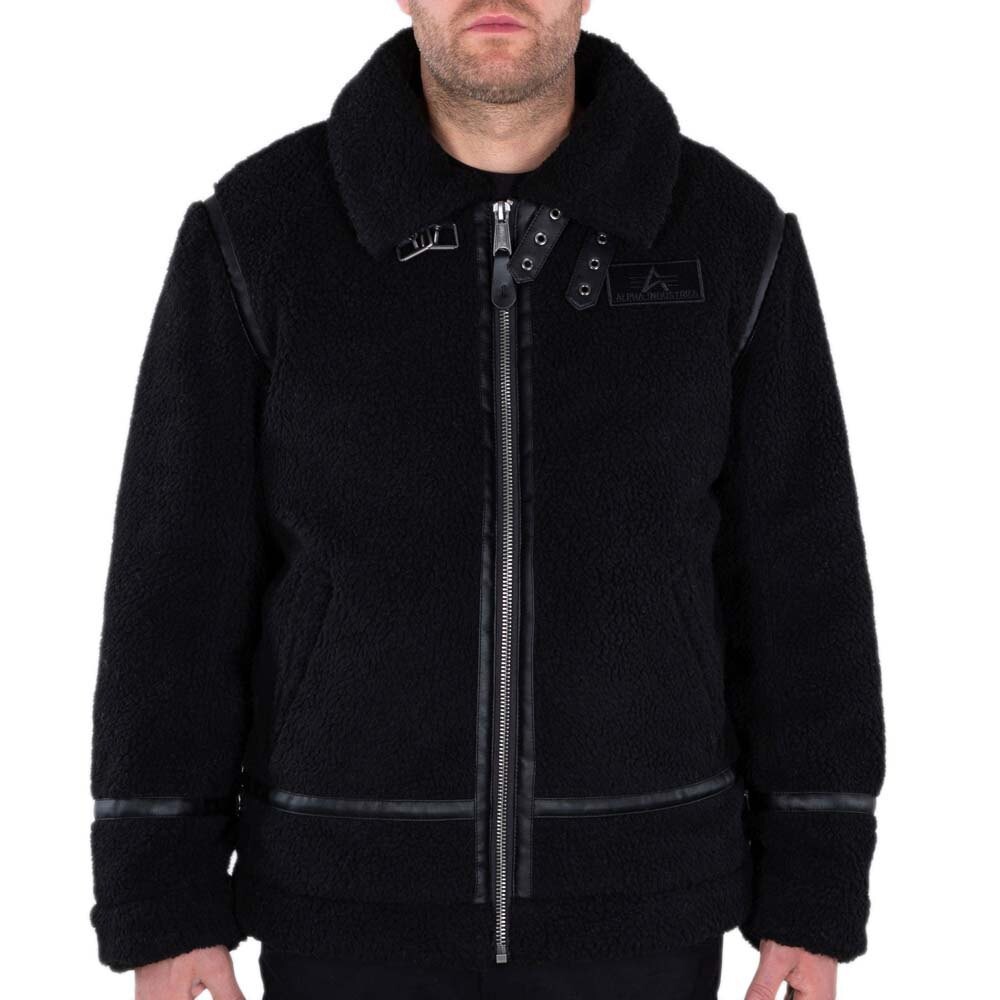 

Куртка Alpha Industries B3 Teddy, черный