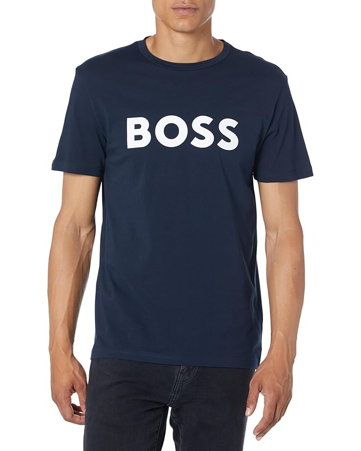 

Футболка BOSS Thinking, синий