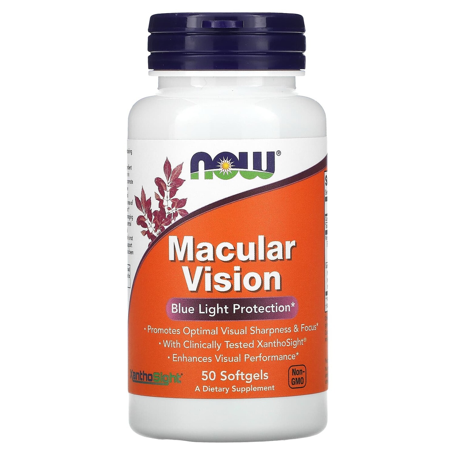 

Macular Vision, 50 мягких таблеток, NOW Foods