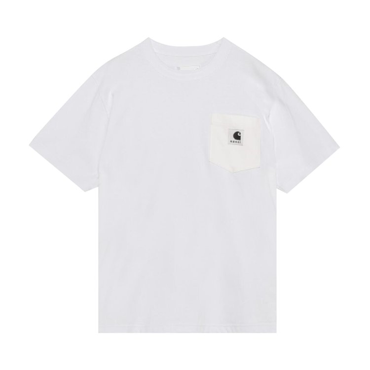 

Футболка Sacai x Carhartt WIP 'White', белый