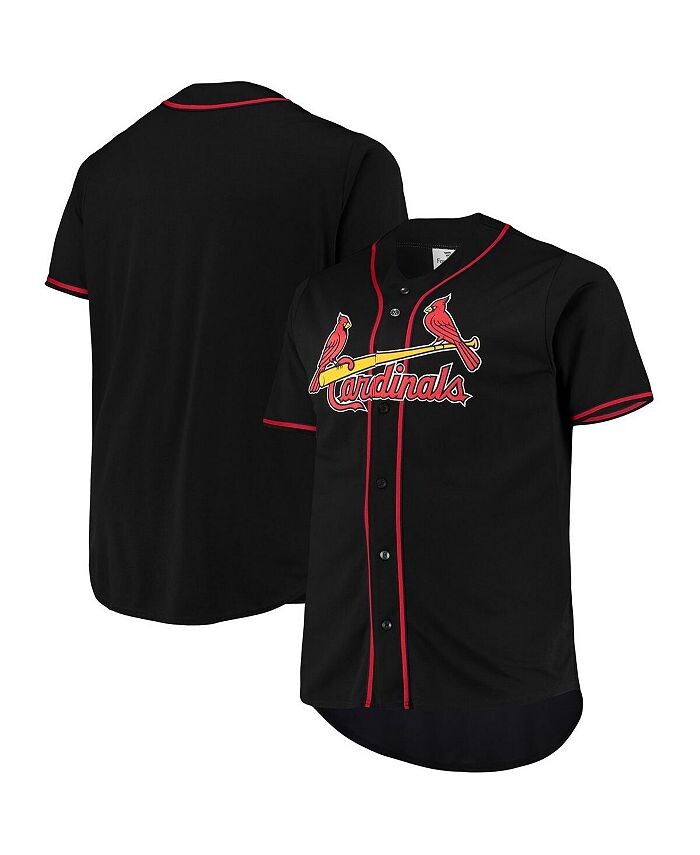 

Мужское черно-красное джерси St. Louis Cardinals Big and Tall Pop Fashion Profile, черный
