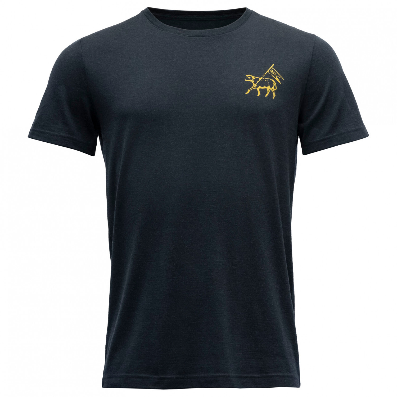 

Рубашка из мериноса Devold Smorskredtind Tee, цвет Ink