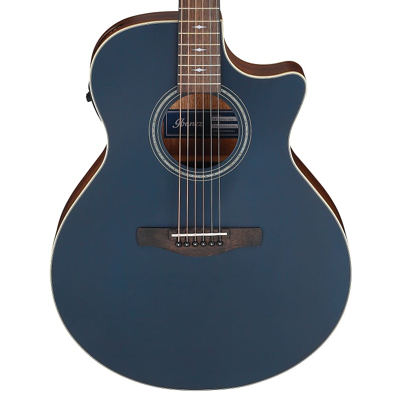 Акустическая гитара Ibanez AE100DBF Acoustic-Electric Guitar Dark Tide Blue Flat Pre-Order