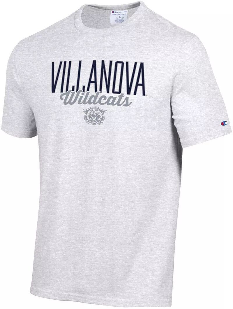 

Мужская серая винтажная футболка из джерси Champion Villanova Wildcats