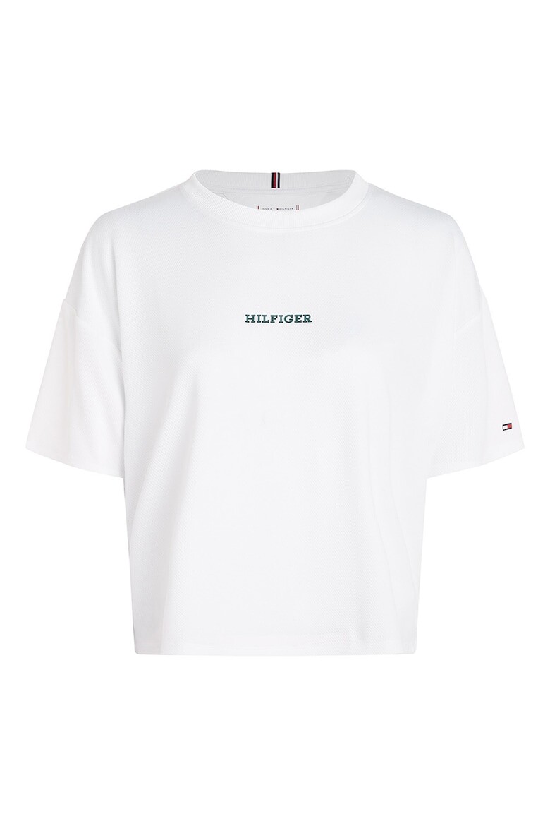 

Футболка с заниженными рукавами и логотипом Tommy Hilfiger, белый