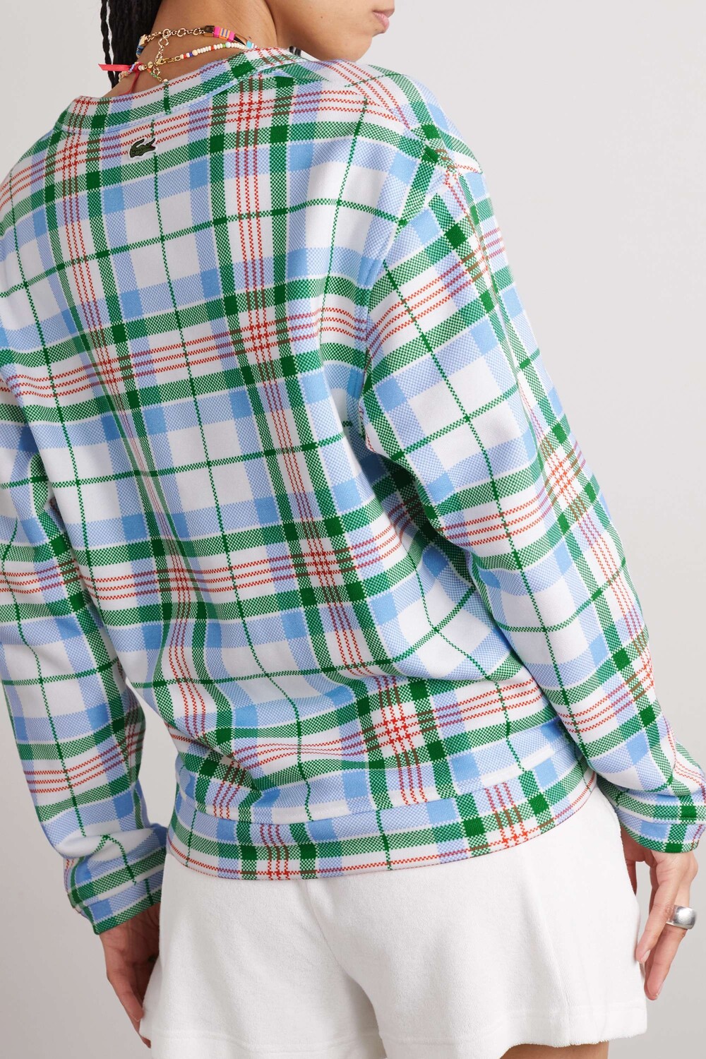 

LACOSTE Кардиган из хлопка с аппликацией, синий