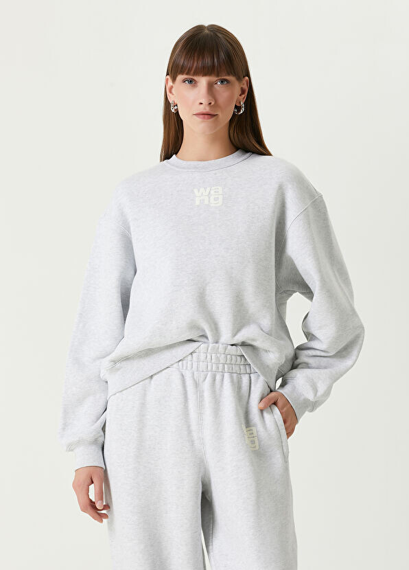 

Толстовка с логотипом T By Alexander Wang, серый