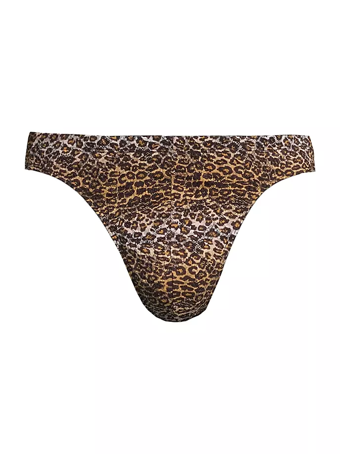 

Классические стринги с принтом Never Say Never Cosabella, цвет neutral leopard