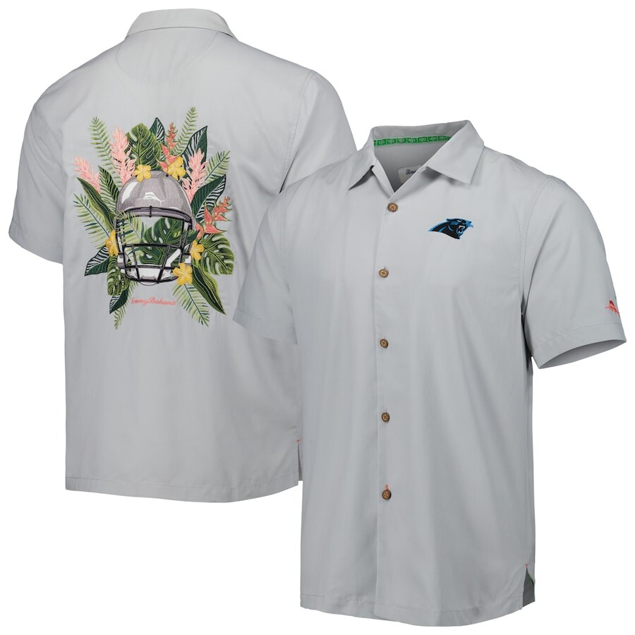 

Рубашка Tommy Bahama Carolina Panthers, серый