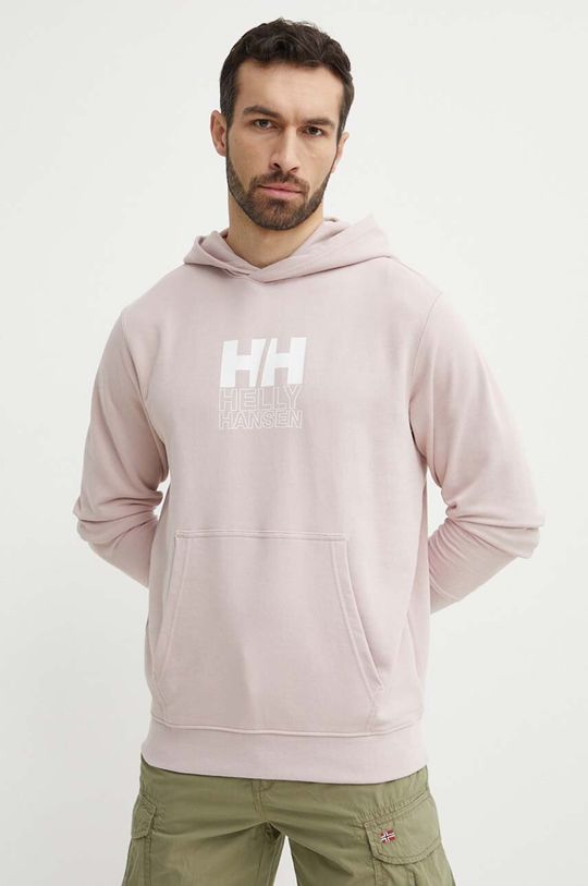 

Толстовка с капюшоном Helly Hansen, розовый