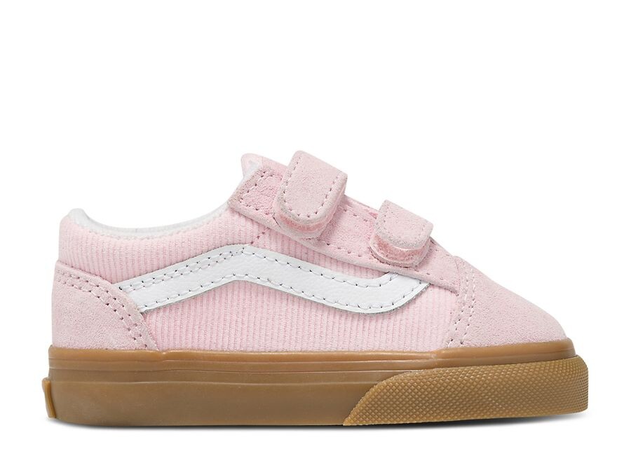 

Кроссовки Vans Old Skool V Toddler 'Pop Pink Gum', розовый