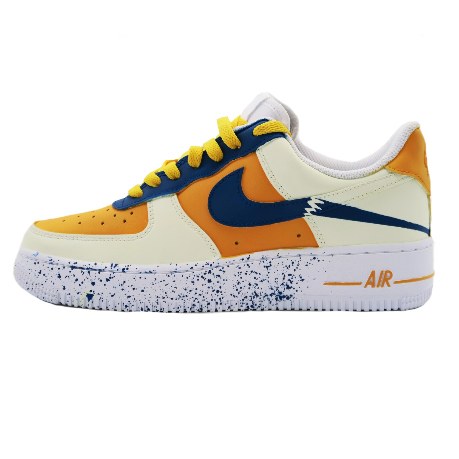 

Кроссовки Nike Air Force 1 Skateboarding Shoes Women's Low-top Yellow, цвет Orange