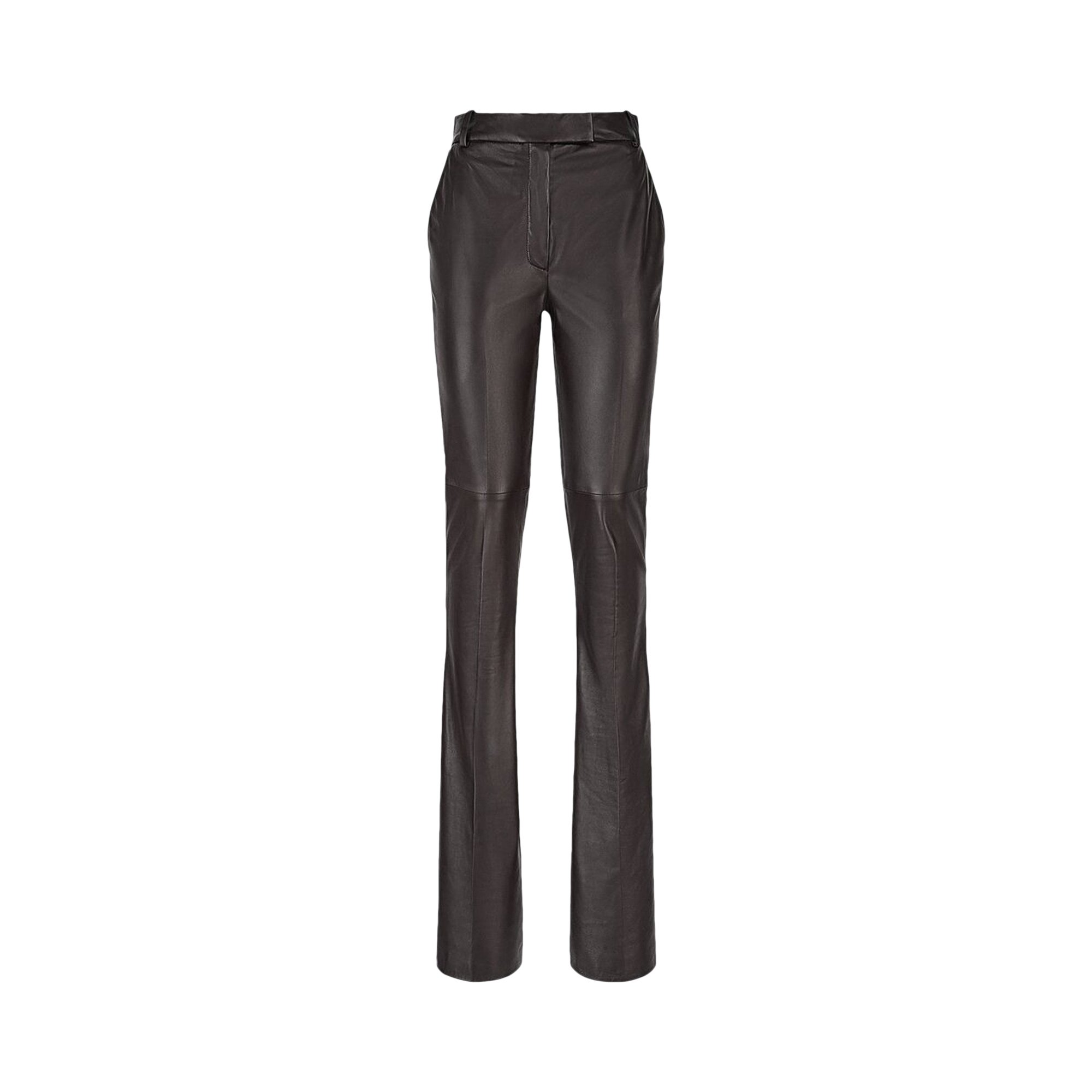 Длинные брюки Attico Piaf, черные длинные брюки attico jagger синие