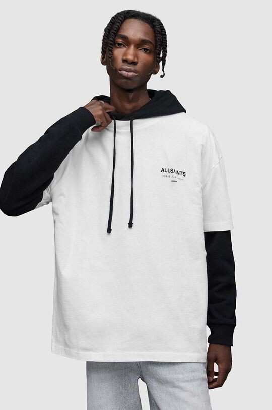 

Хлопковая футболка UNDERGROUND SS CREW AllSaints, белый