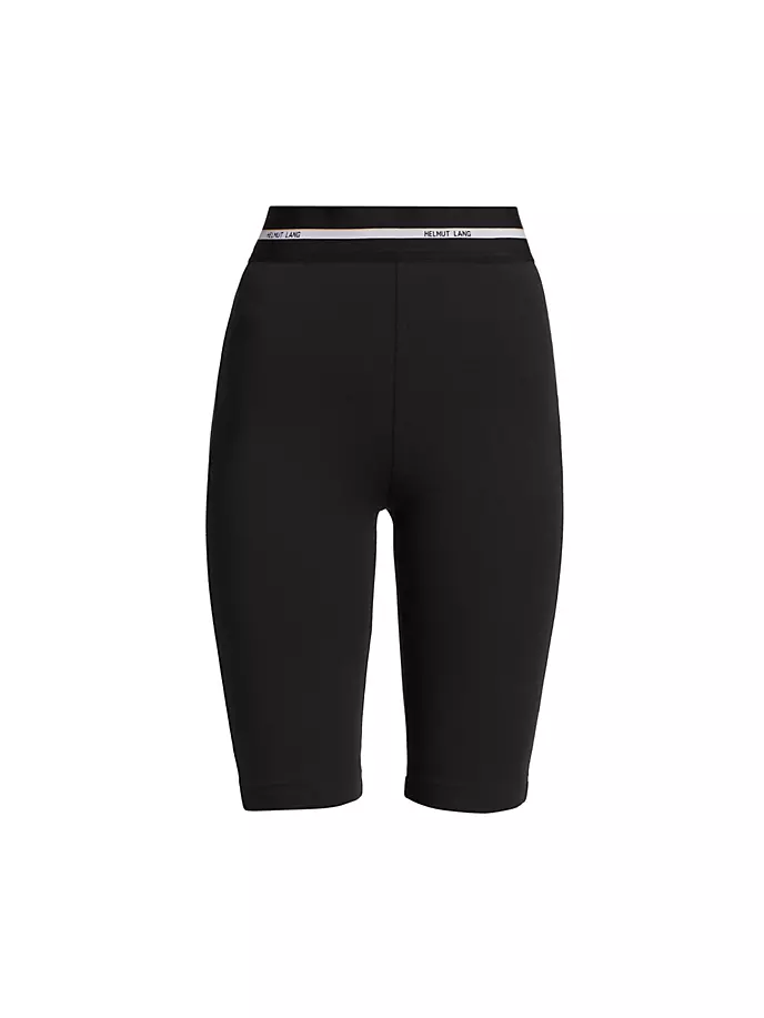 

Байкерские шорты из модала Macro Helmut Lang, черный