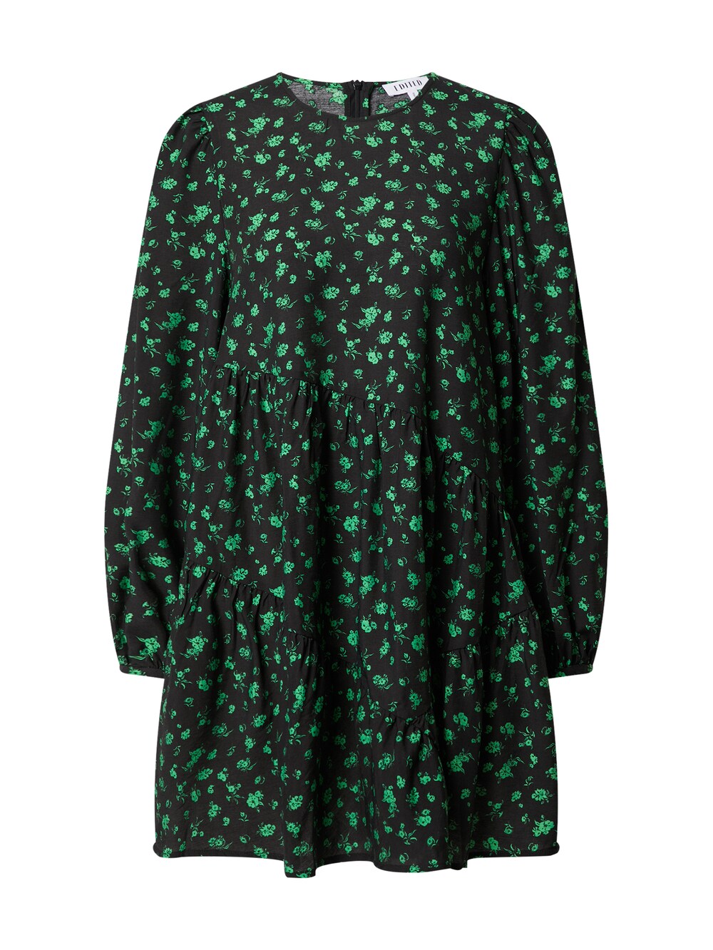 Платье Edited Lil, зеленый/черный