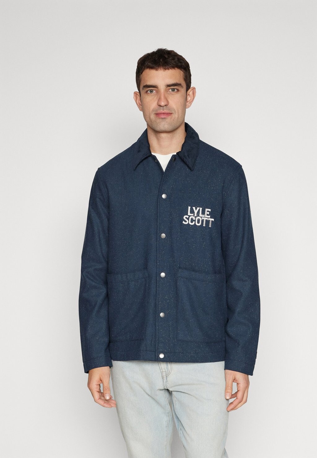

Куртка летняя DONEGAL JACKET Lyle & Scott, синий, Серый