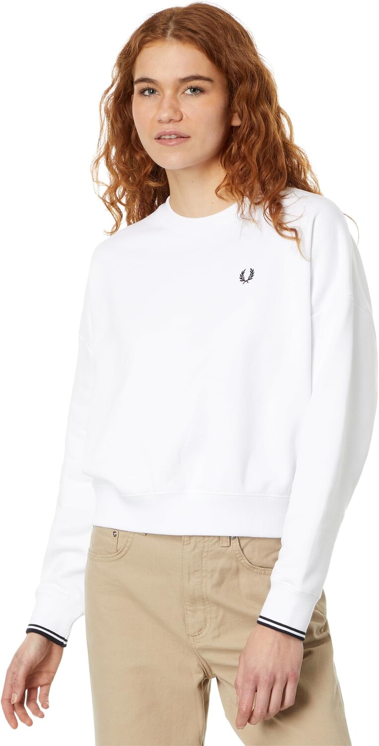 

Толстовка с кончиками Fred Perry, белый