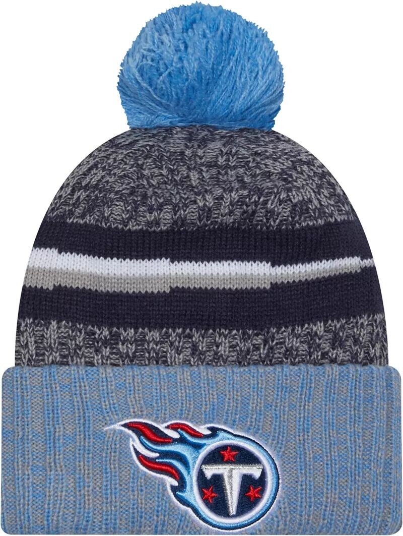 

Мужская вязаная шапка New Era Tennessee Titans 2023 Sideline Alternate Sport