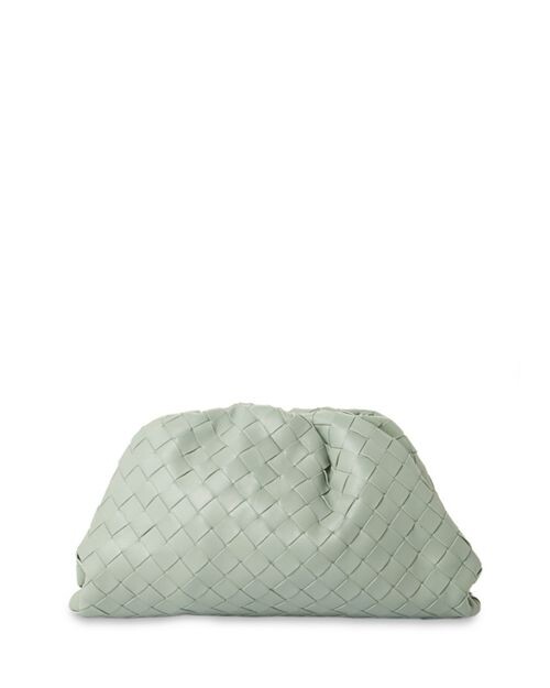 

Кожаный клатч Teen Intrecciato Bottega Veneta, цвет Green