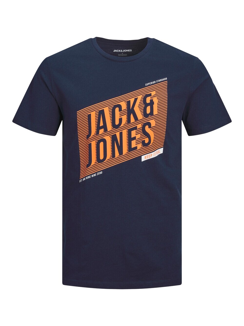 

Футболка JACK & JONES NET, темно-синий