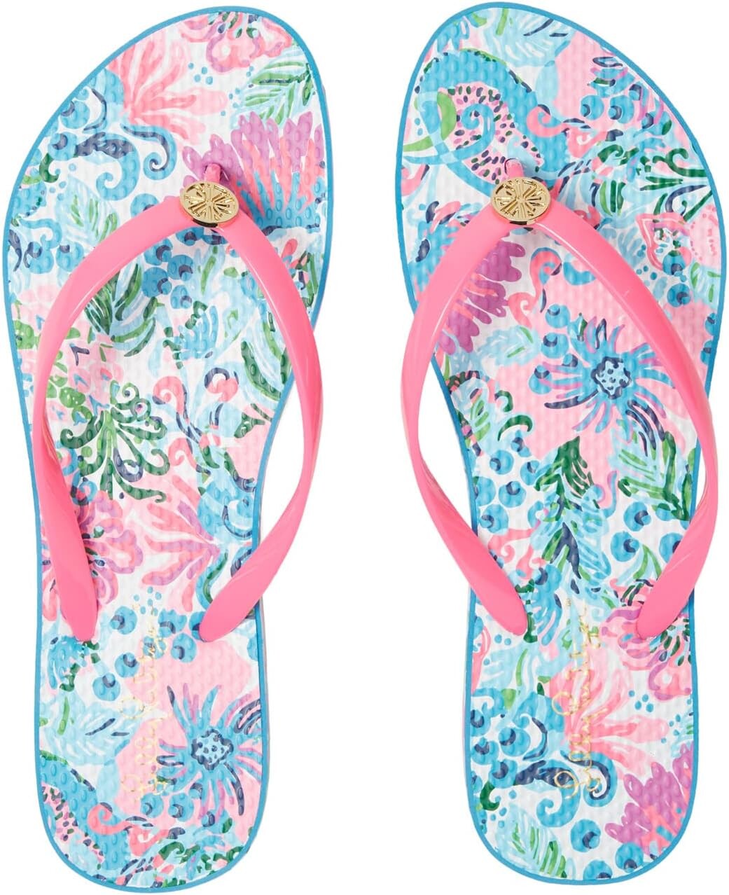 

Шлепанцы Pool Flip-Flop Lilly Pulitzer, цвет Mandevilla Baby Paradise Petals Shoe