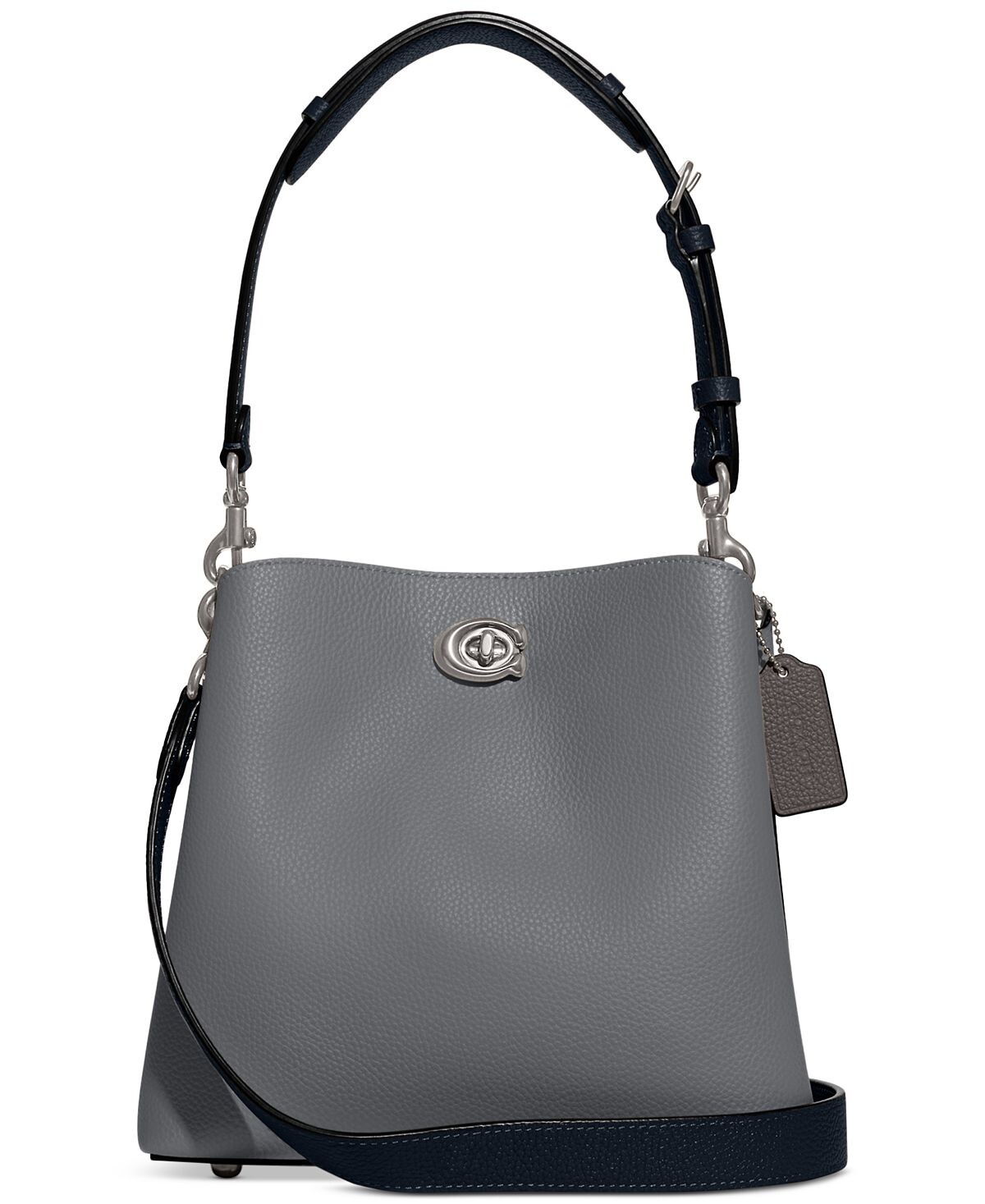 

Сумка-мешок Willow из галечной кожи со съемными ремнями COACH