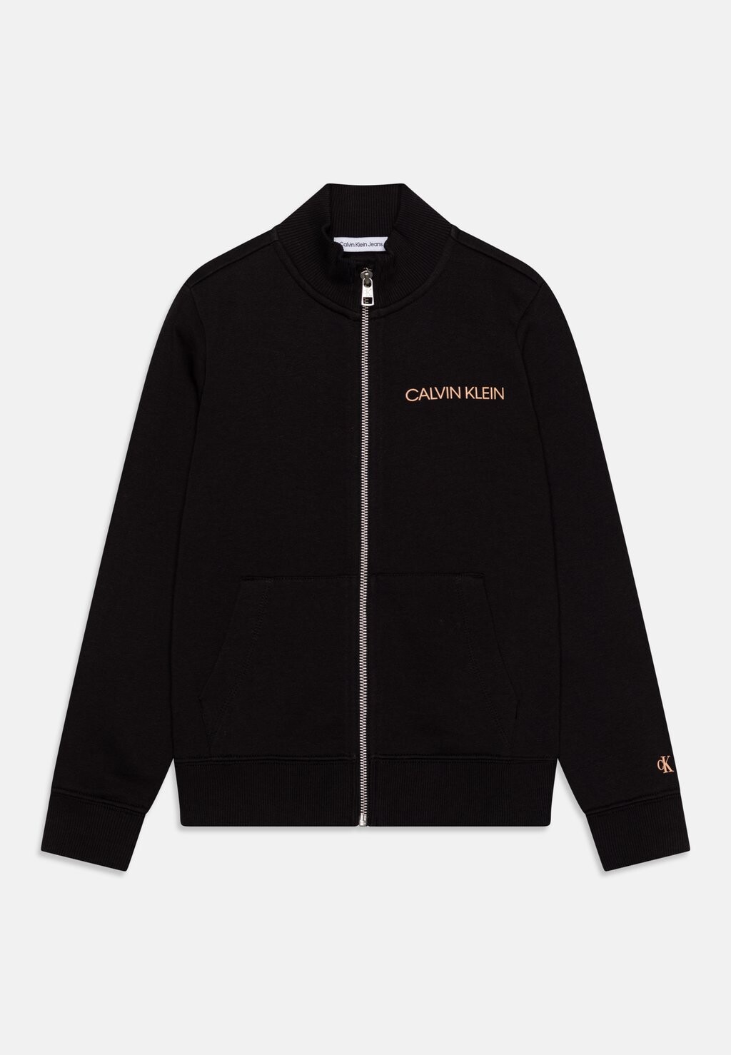 

Толстовка на молнии Zip Through Logo Unisex Calvin Klein Jeans, черный