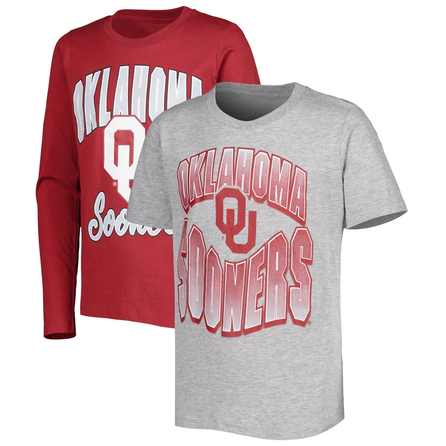 

Набор футболок Youth Crimson/Heather Grey Oklahomaooners Game Day Outerstuff