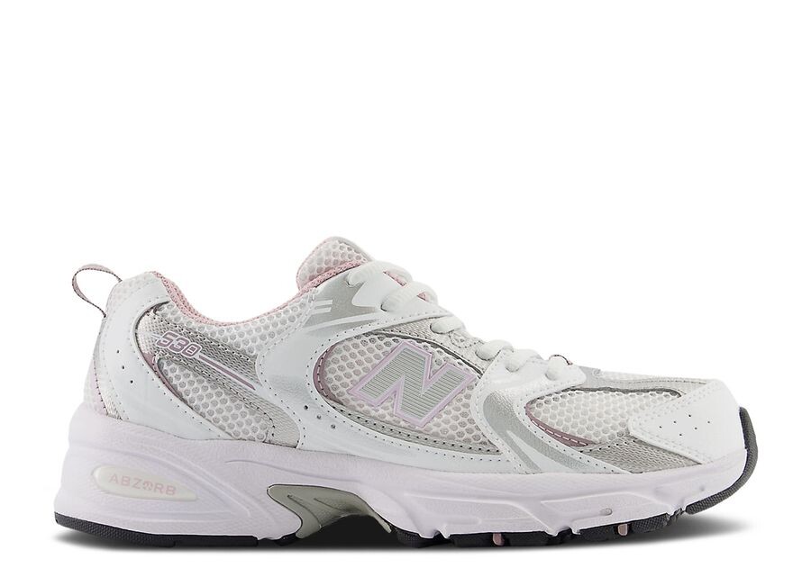 

Кроссовки New Balance New Balance 530 Big Kid, цвет White Mid Century Pink