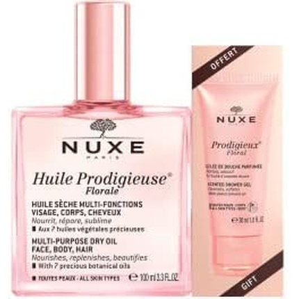 

Nuxe Huile Prodigieuse Florale 100 мл с бесплатным гелем для душа с цветочным ароматом 30 мл