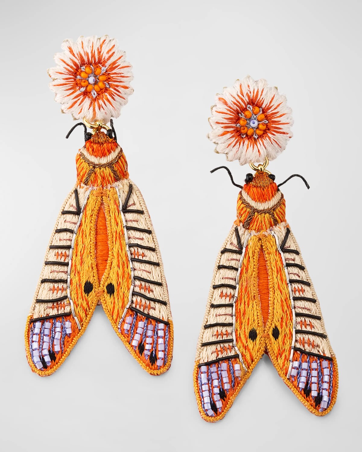 

Серьги Боде Mignonne Gavigan, цвет Orange Multi