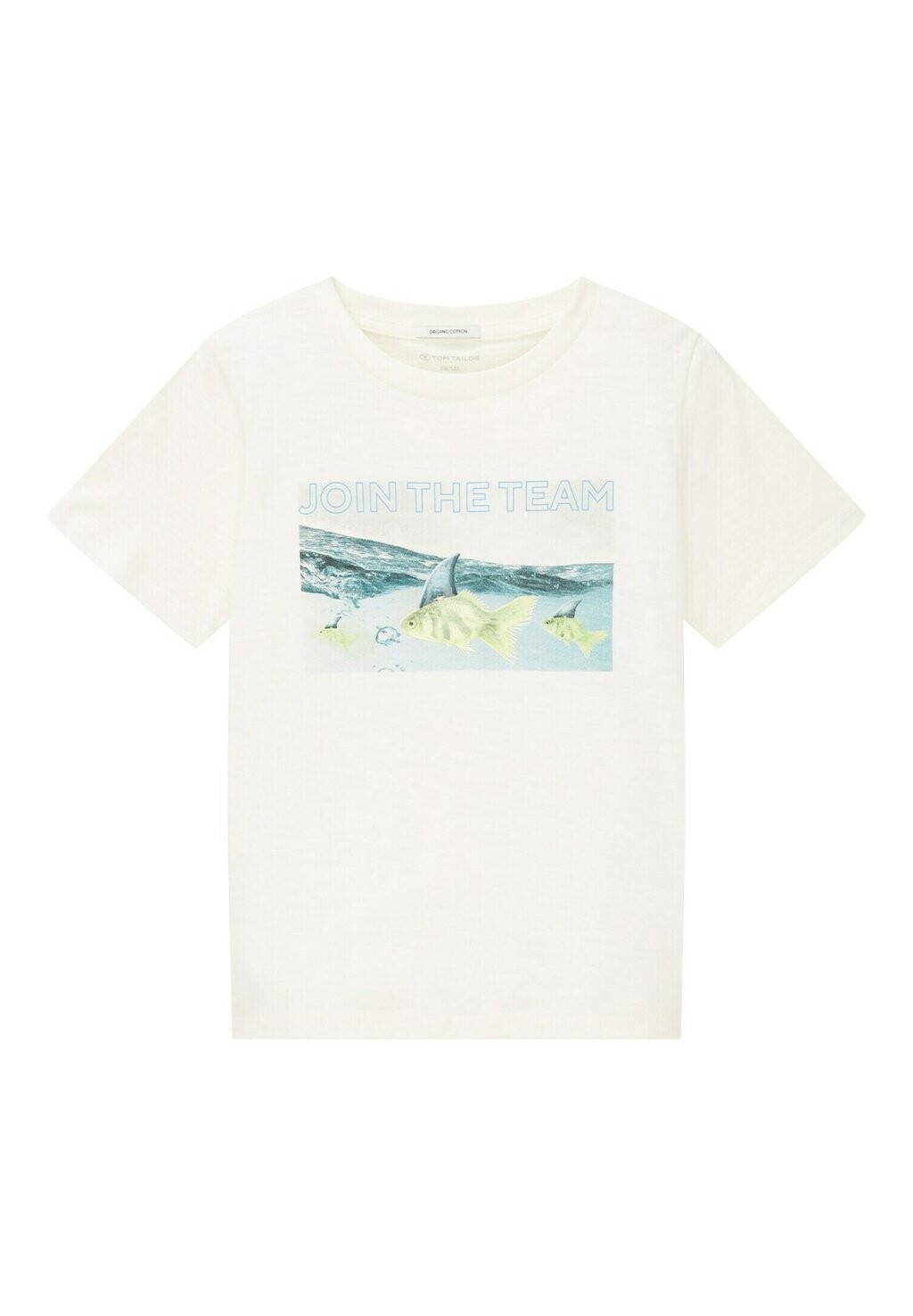 

Футболка с принтом MIT FOTOPRINT TOM TAILOR, цвет wool white