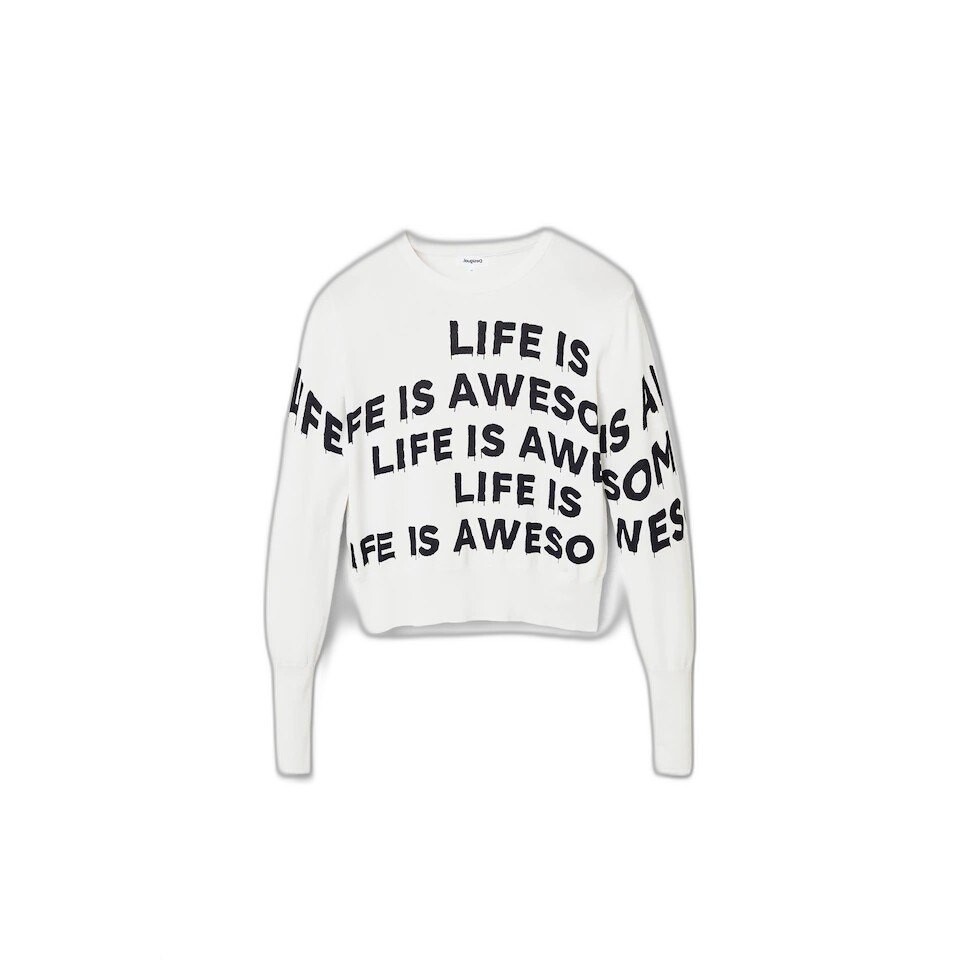 

Свитер Desigual Bet, белый