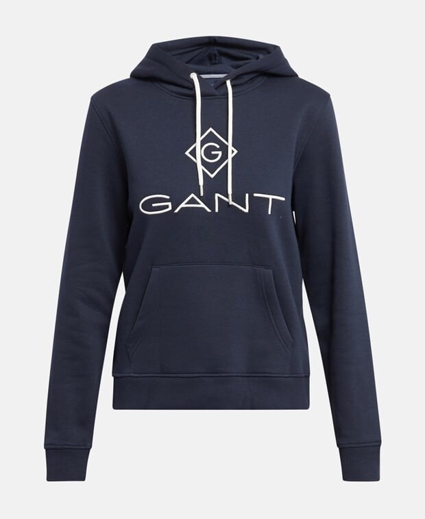 

Толстовка с капюшоном Gant, темно-синий