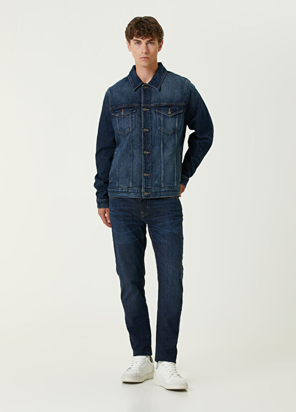 

Узкие джинсы 7 For All Mankind, синий