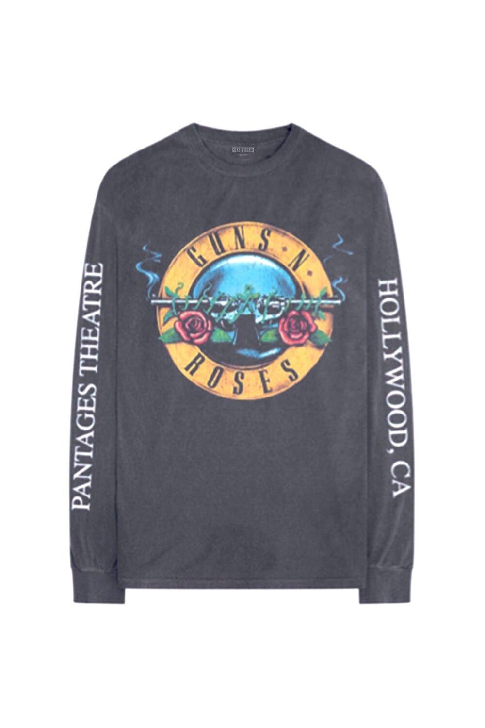 

Футболка с длинными рукавами Hollywood Tour Guns N Roses, серый