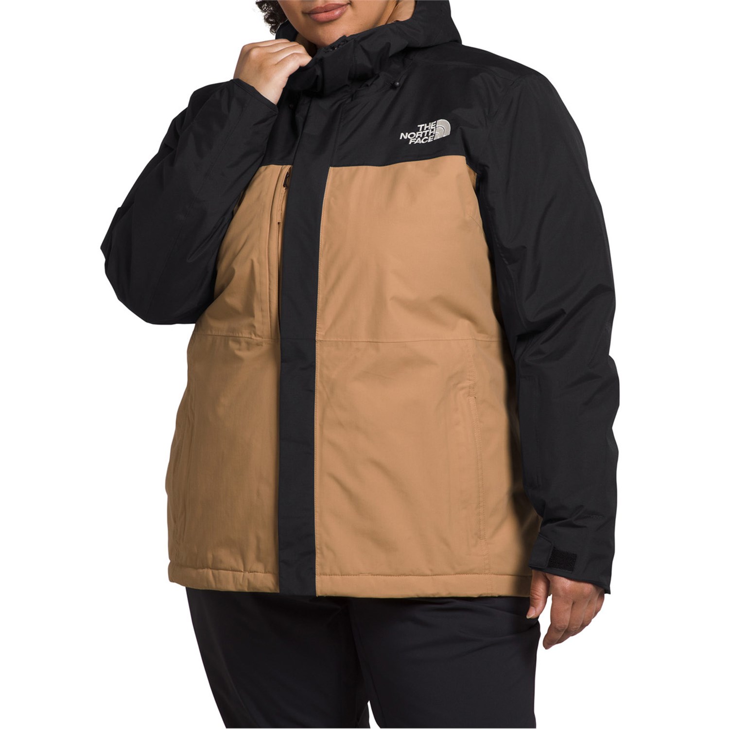 Куртка The North Face Freedom Insulated Plus, цвет TNF Black/Almond Butter куртка the north face insulated фуксия черный