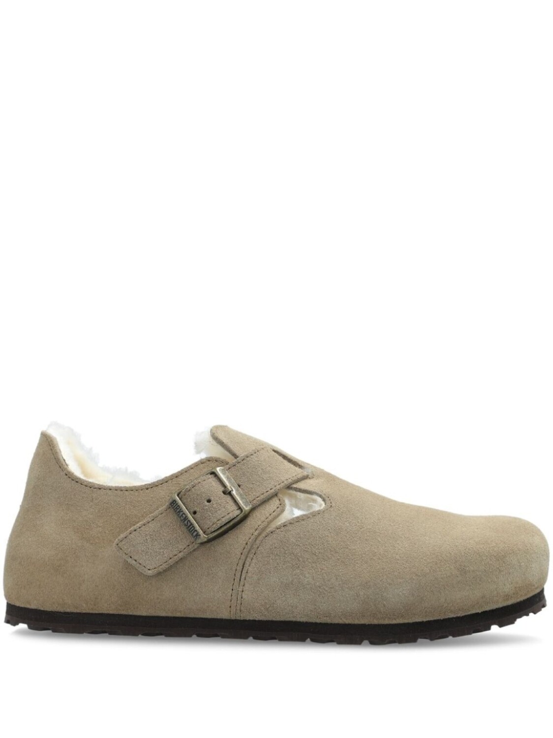 

Birkenstock замшевые кроссовки с пряжкой, нейтральный цвет