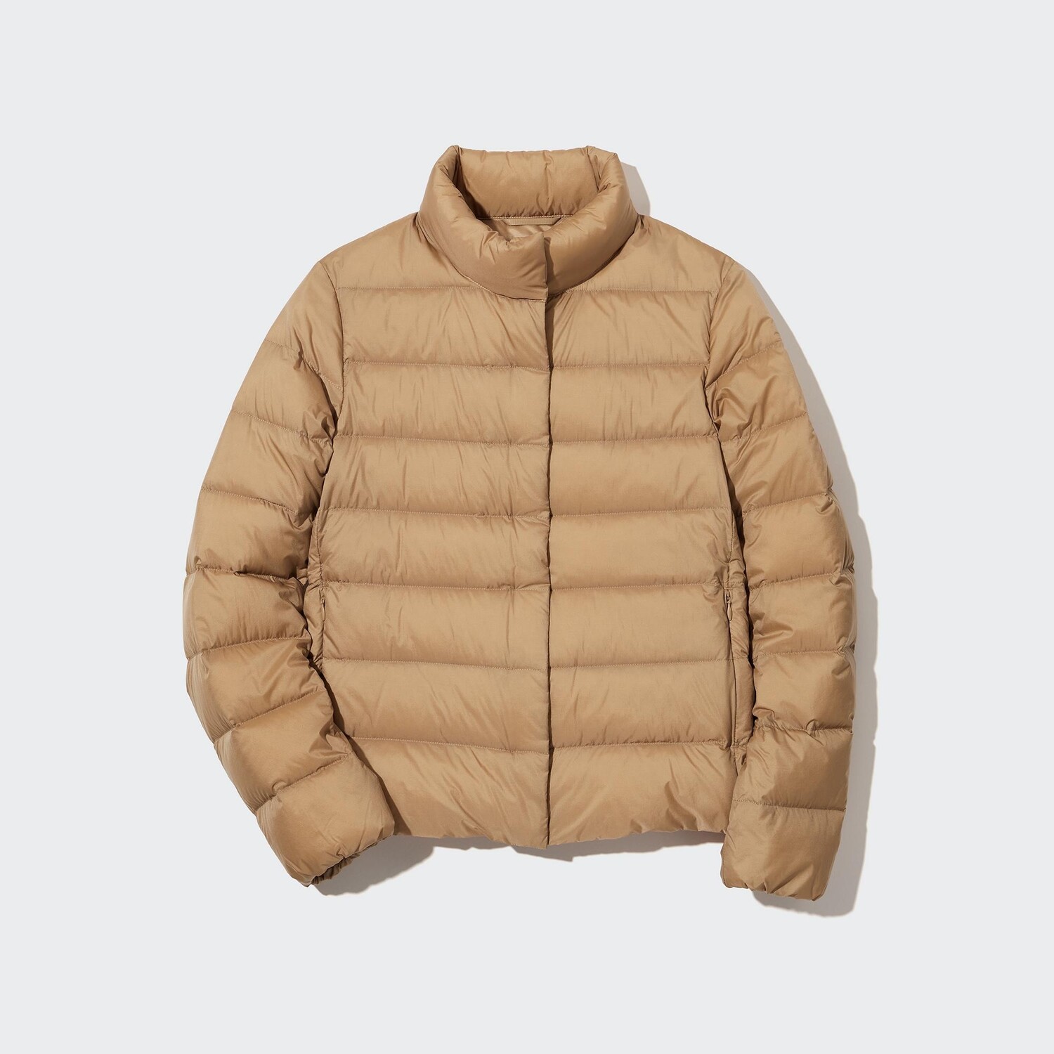 

Сверхлегкий пуховик UNIQLO, бежевый