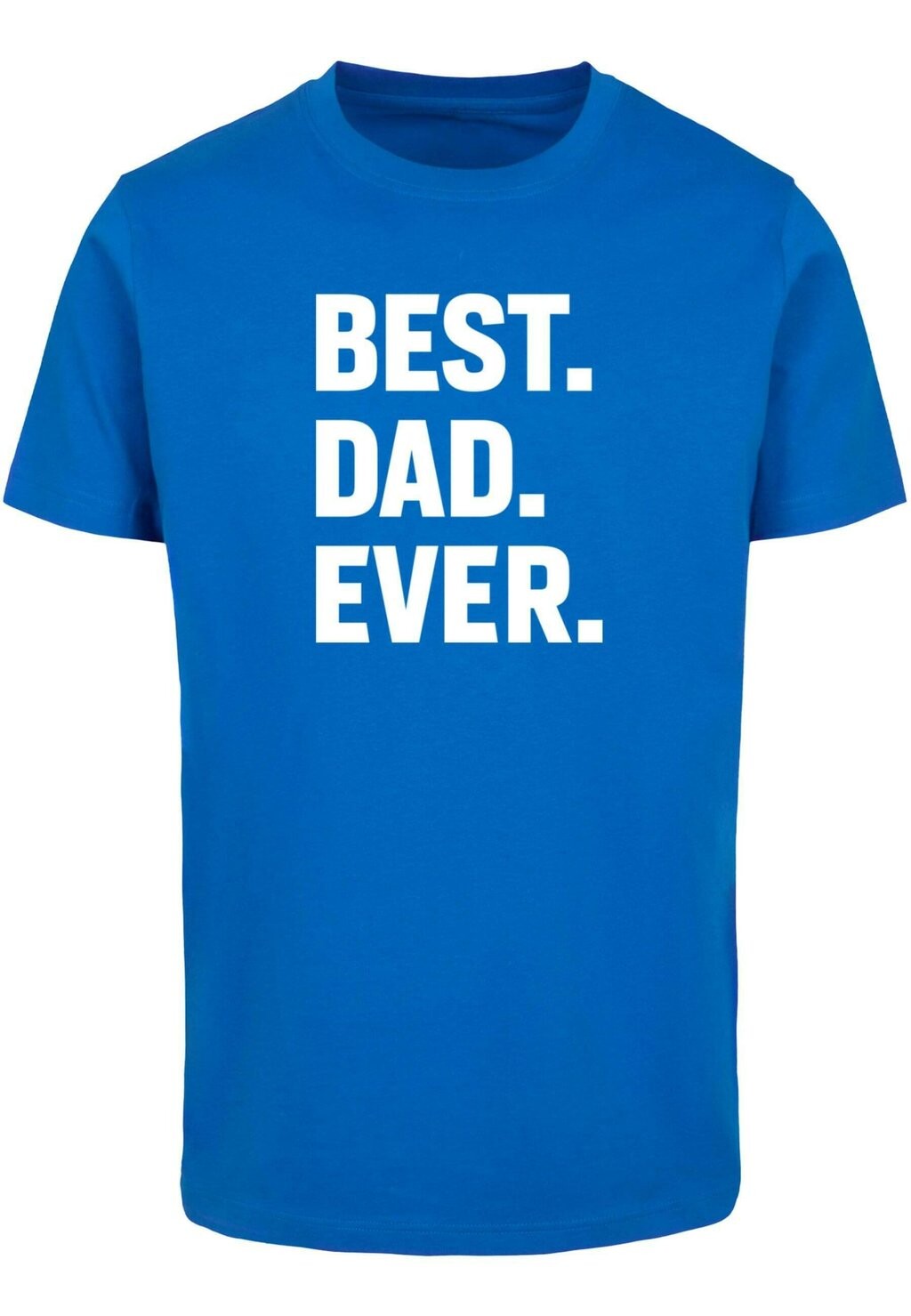 

Футболка с принтом FATHERS DAY BEST DAD EVER Merchcode, синий