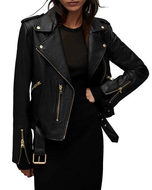 

Байкерская куртка Balfern ALLSAINTS, цвет Black